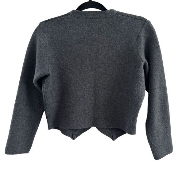 Racing Green British Wool Cardigan Sweater Gray Women’s Size 2 XS - Picture 2 of 8